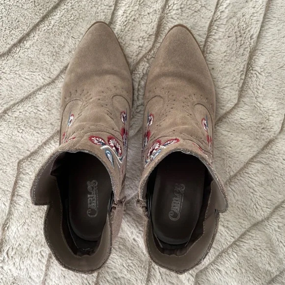 Carlos by Carlos Santana Vivian Embroidered Western Booties - Picture 7 of 11